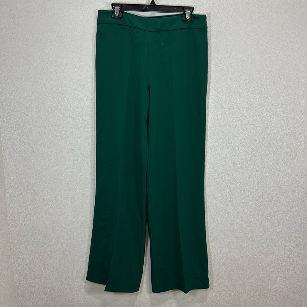 Zara Green Wide-Leg Trousers